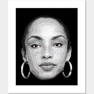 Halftone Of Sade Adu Posters and Art